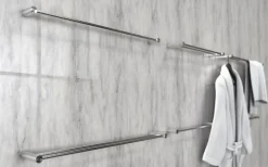 Frost Nova2 towel bar 3, brushed steel