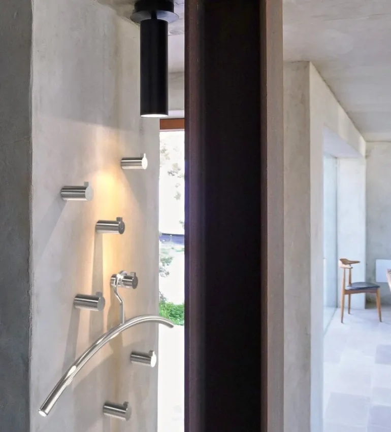 Frost Nova2 wall hook 6, set of 2, polished steel