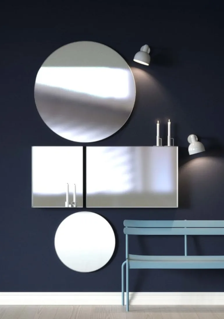 Frost Unu mirror 4133, 40 x 60 cm, white