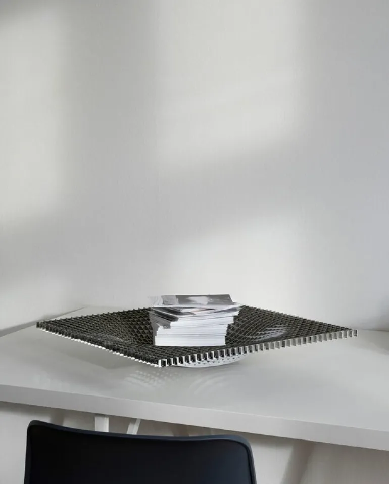 Fundamental Berlin Gravity tray, 36 x 36 cm, stainless steel