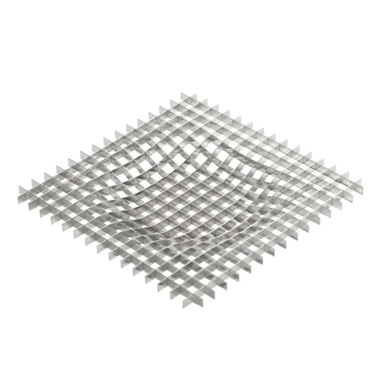 Fundamental Berlin Gravity tray, 20 x 20 cm, stainless steel