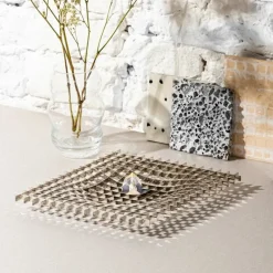 Fundamental Berlin Gravity tray, 20 x 20 cm, stainless steel