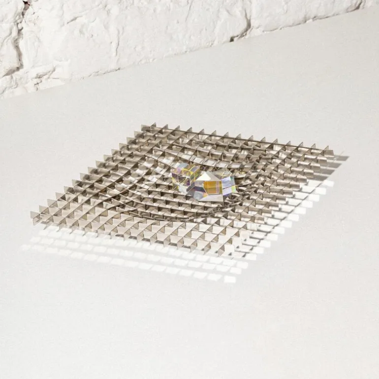 Fundamental Berlin Gravity tray, 20 x 20 cm, stainless steel