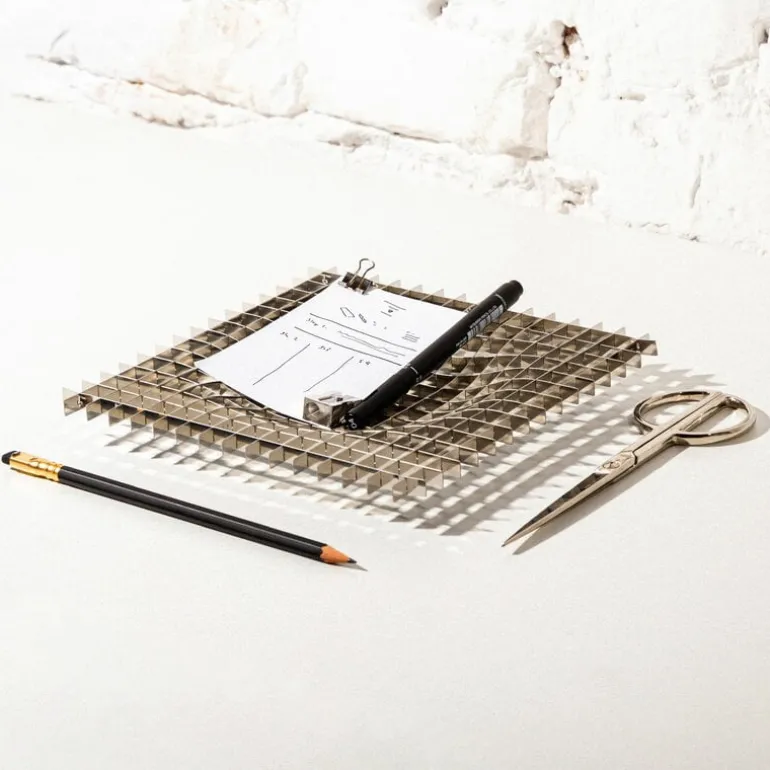 Fundamental Berlin Gravity tray, 20 x 20 cm, stainless steel