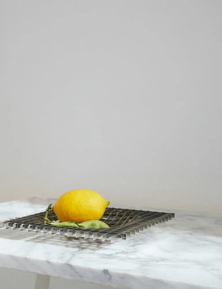 Fundamental Berlin Gravity tray, 20 x 20 cm, stainless steel