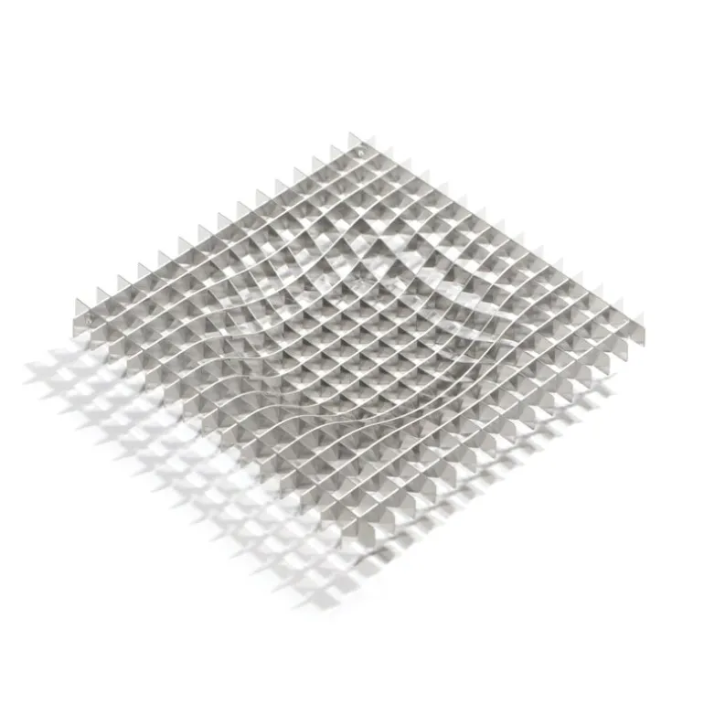 Fundamental Berlin Gravity tray, 20 x 20 cm, stainless steel
