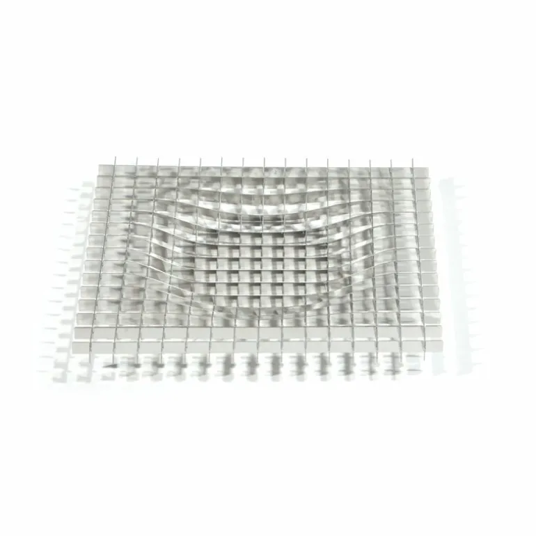 Fundamental Berlin Gravity tray, 20 x 20 cm, stainless steel