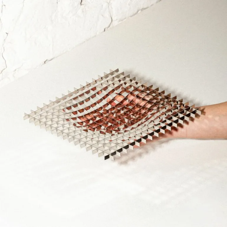 Fundamental Berlin Gravity tray, 20 x 20 cm, stainless steel