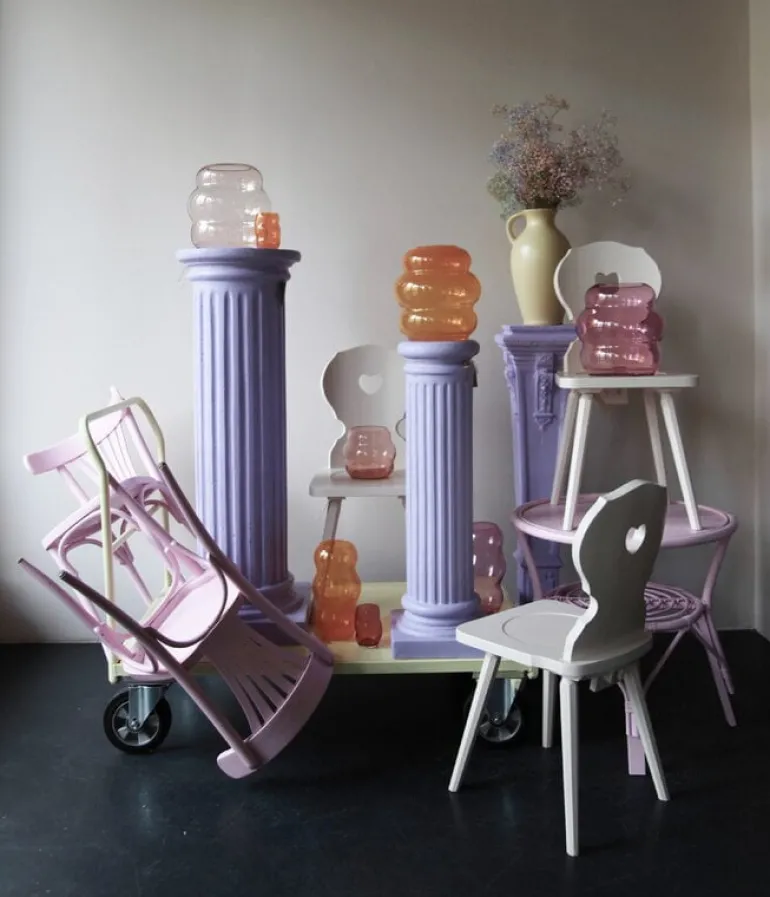 Fundamental Berlin Muse vase, large, saffron