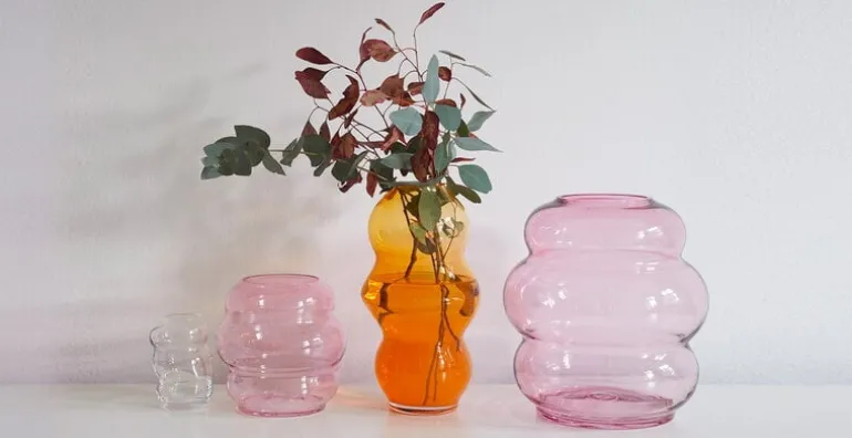 Fundamental Berlin Muse vase, large, saffron