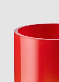 Fundamental Berlin Rise floor vase, racing red