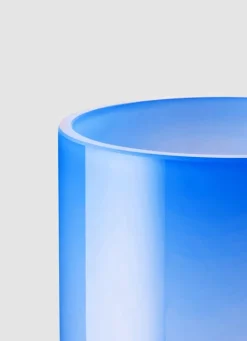Fundamental Berlin Rise table vase, cobalt blue