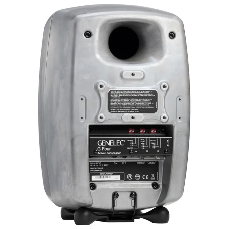 Genelec G Four active speaker, EU 230V, RAW aluminium