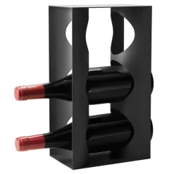 Georg Jensen Alfredo wine rack, midnight black