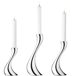 Georg Jensen Cobra candlestick, 3 pcs