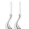 Georg Jensen Cobra candlestick, 2 pcs