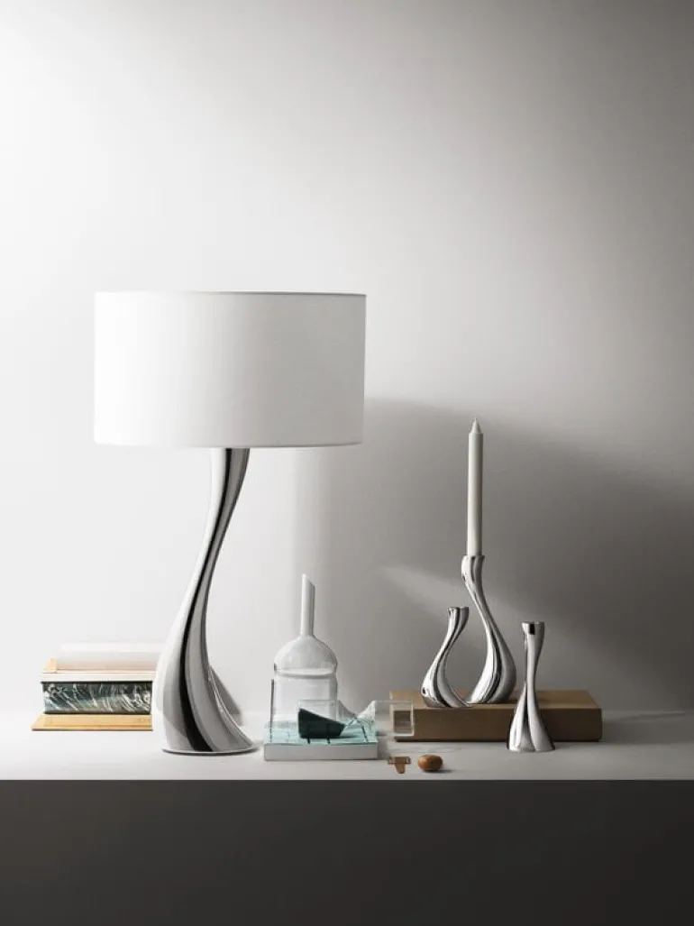 Georg Jensen Cobra candlestick, 2 pcs