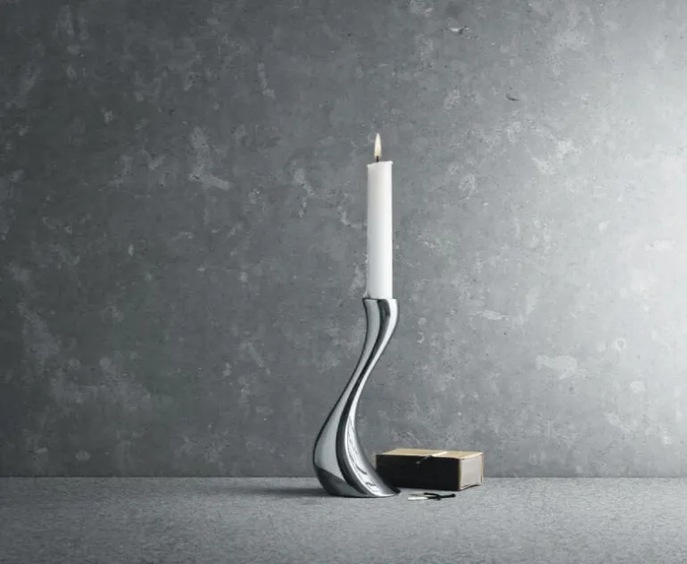 Georg Jensen Cobra candlestick, 2 pcs