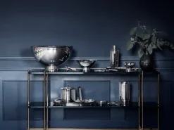 Georg Jensen Manhattan ice bucket with tongs, 1,5 L