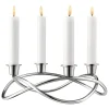 Georg Jensen Season candleholder, mirror-polished steel