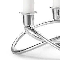 Georg Jensen Season candleholder, mirror-polished steel