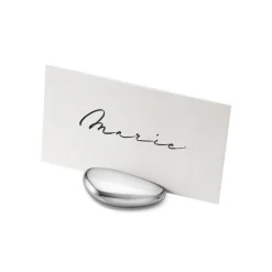 Georg Jensen Sky table card holders, 4 pcs, chrome plated