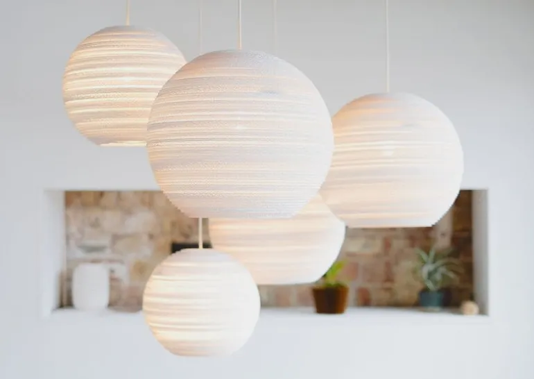 Graypants Moon24 pendant, white