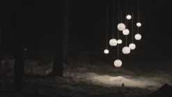 Graypants Moon14 pendant, white