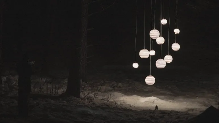 Graypants Moon18 pendant, white