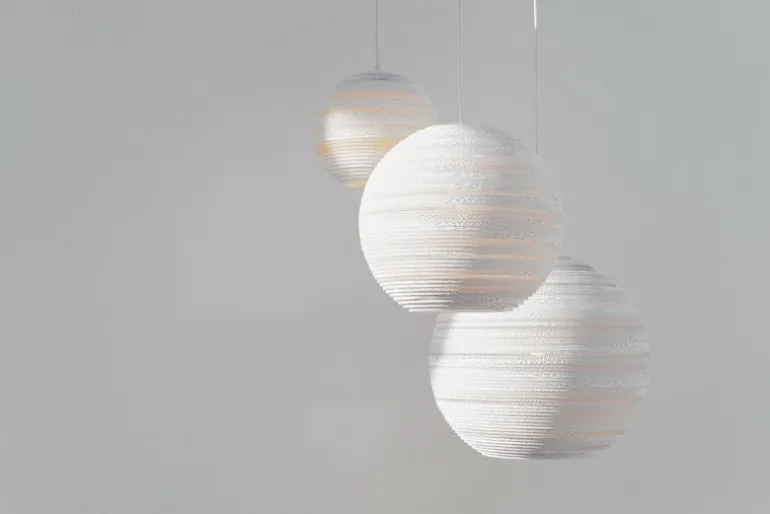 Graypants Moon10 pendant, white