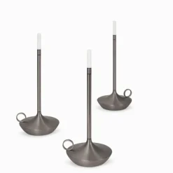 Graypants Wick portable table lamp, graphite