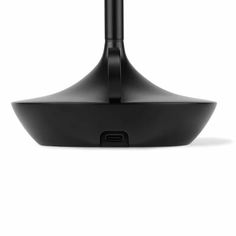 Graypants Wick portable table lamp, black