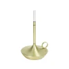 Graypants Wick S portable table lamp, brass