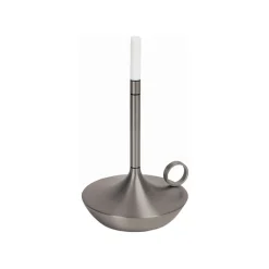 Graypants Wick S portable table lamp, graphite