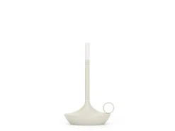 Graypants Wick S portable table lamp, mist grey