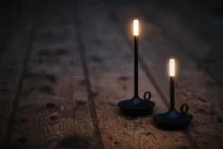 Graypants Wick S portable table lamp, black