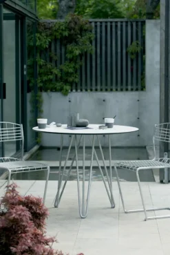 Grythyttan Stålmöbler High Tech Chair, galvanized steel