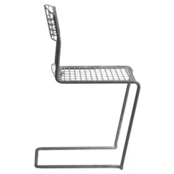 Grythyttan Stålmöbler High Tech Chair, galvanized steel