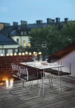 Grythyttan Stålmöbler High Tech Chair, galvanized steel