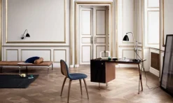 GUBI 62 Desk, walnut - black