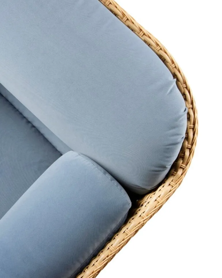 GUBI Basket lounge chair, rattan - Sunday 002