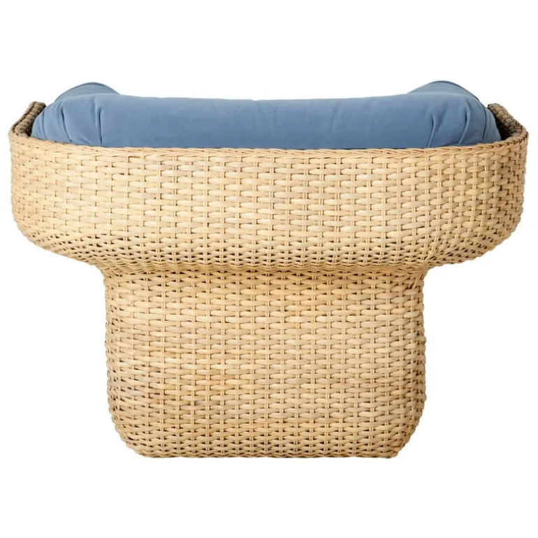 GUBI Basket lounge chair, rattan - Sunday 002