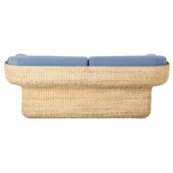 GUBI Basket 2-seater sofa, rattan - Sunday 002