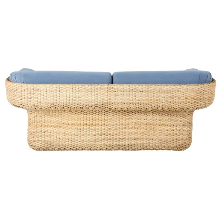 GUBI Basket 2-seater sofa, rattan - Sunday 002