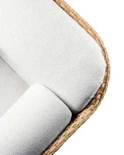 GUBI Basket 3-seater sofa, rattan - Lorkey 40