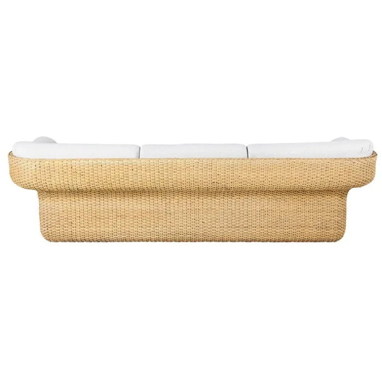 GUBI Basket 3-seater sofa, rattan - Lorkey 40