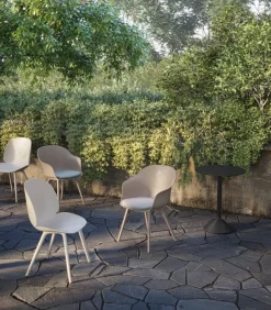 GUBI Bat Outdoor dining chair, new beige