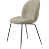 GUBI Beetle chair, black steel - Light Boucle 08