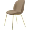 GUBI Beetle chair, brass semi matt - Light Boucle 03
