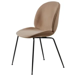 GUBI Beetle chair, fully upholstered, conic matt black,Sunday 034